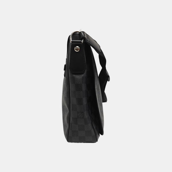 DANIEL Damier Graphite Coated Canvas Gray