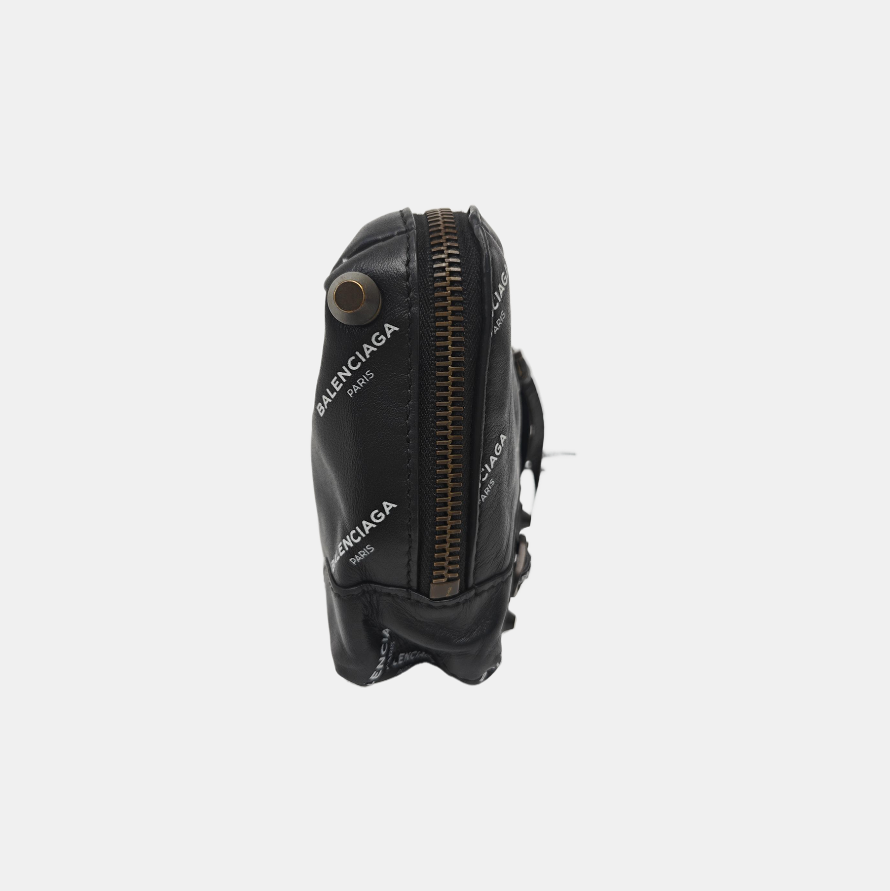 Calfskin Shoulder Bag Black