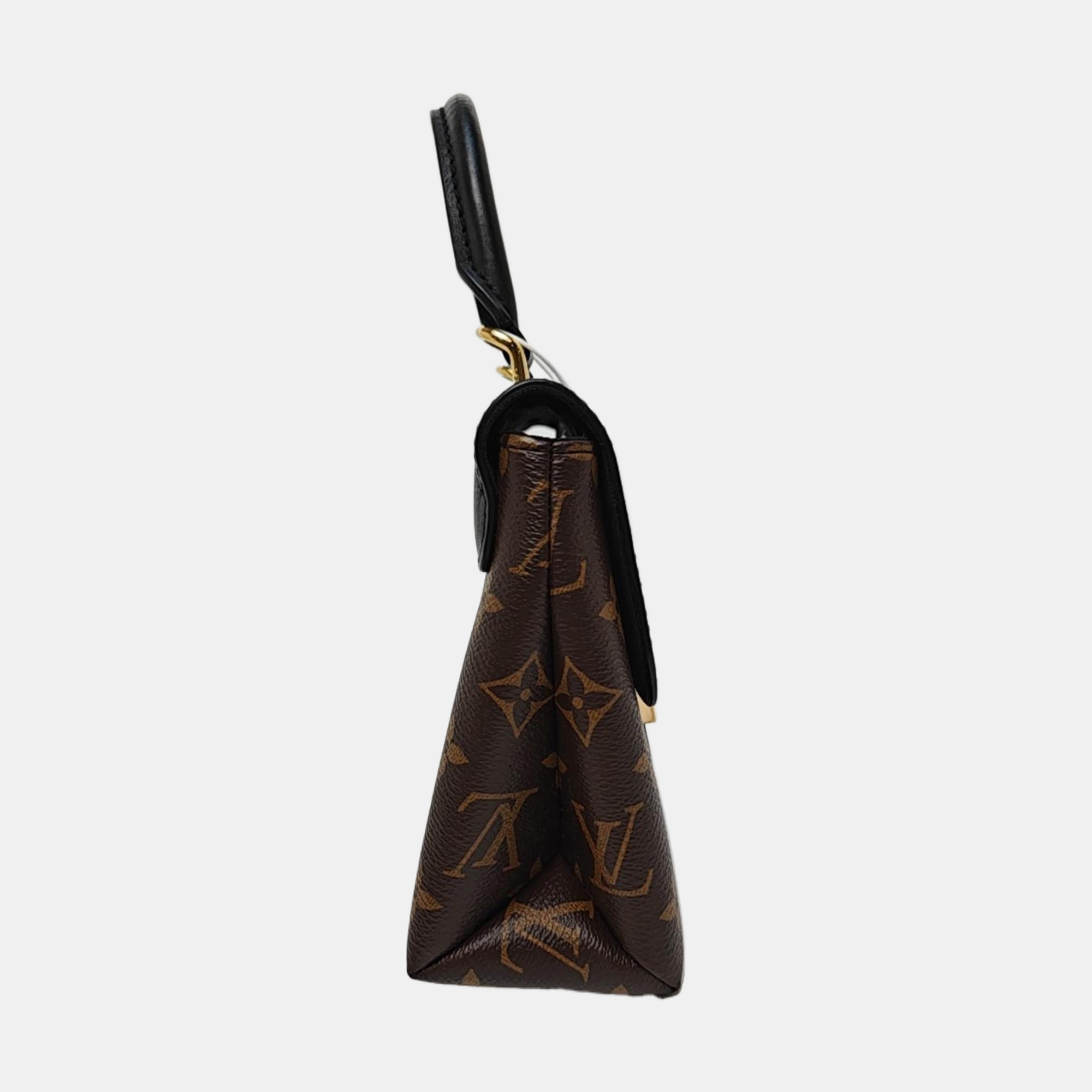 LOCKY BB Monogram Coated Canvas Brown