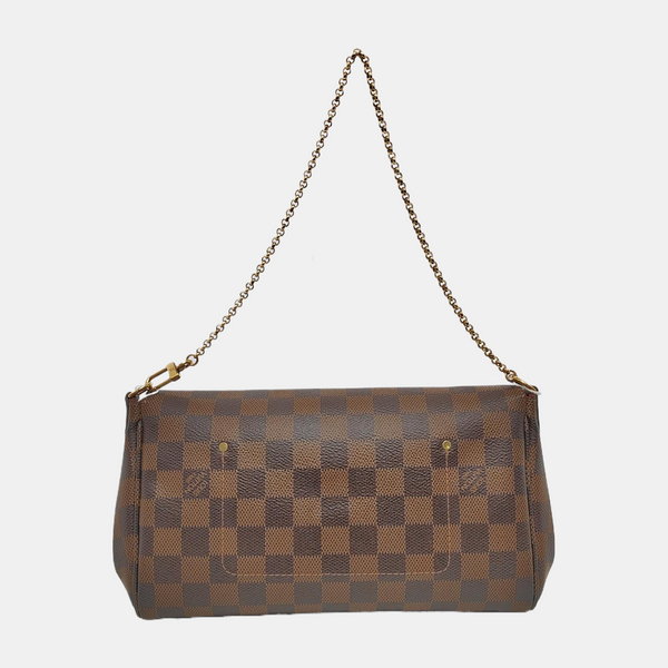FAVORITE PM Damier Ebene Coated Canvas Brown