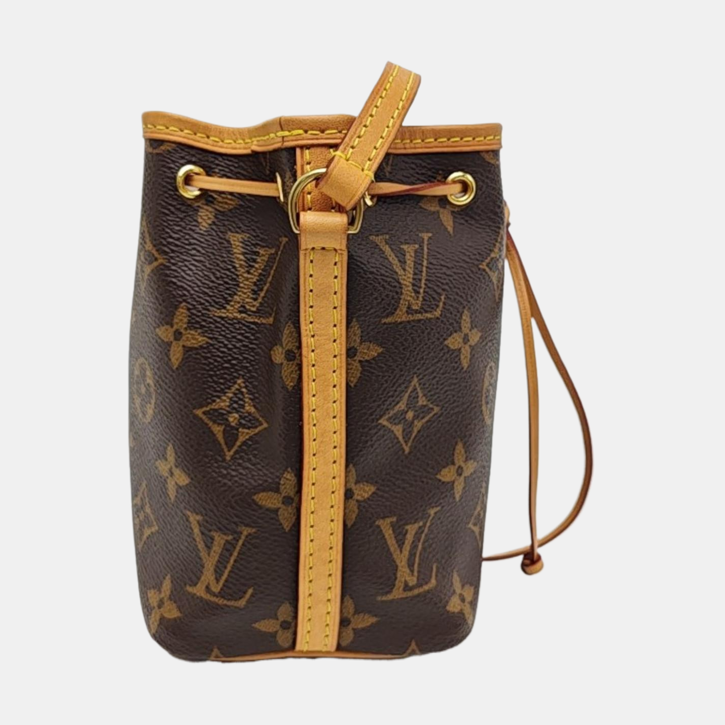 NÉONOÉ Nano Monogram Coated Canvas Brown