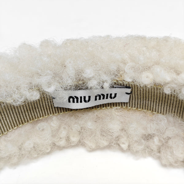 Fabric Hairband White