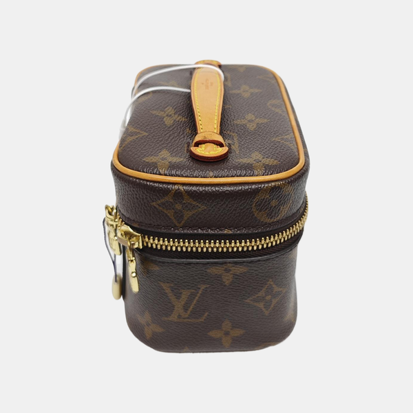 NICE Super Mini Monogram Coated Canvas Brown