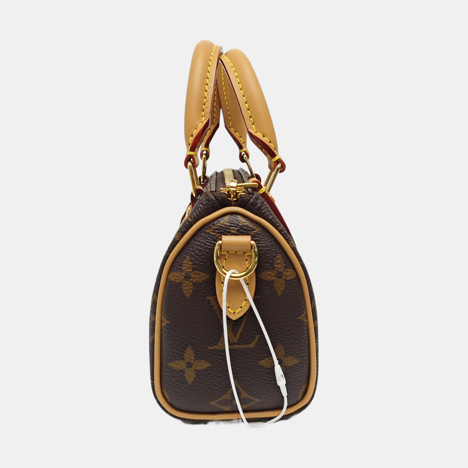 SPEEDY Nano Monogram Coated Canvas Brown