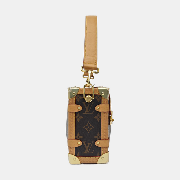 SIDE TRUNK MM Monogram Coated Canvas Brown