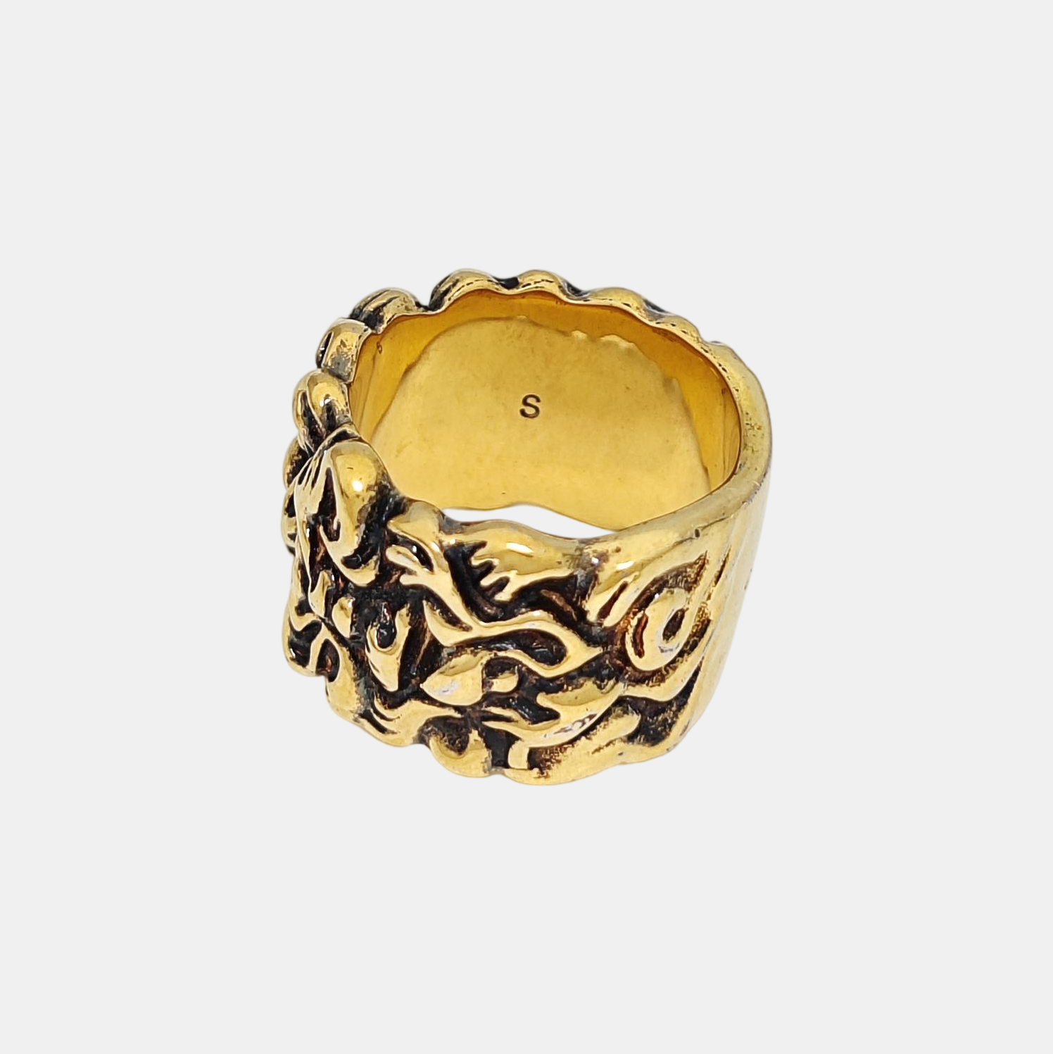 Metal Gold Ring EU 53