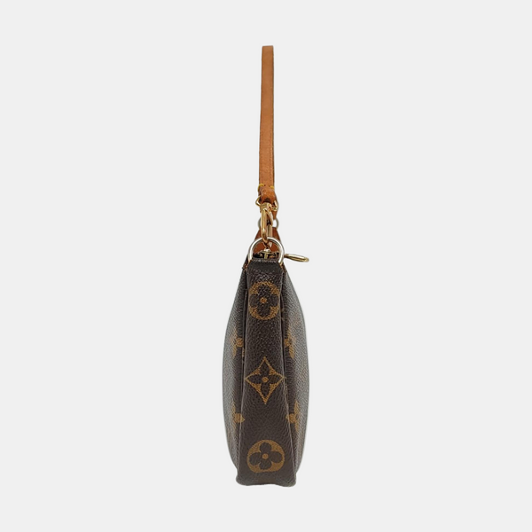 ACCESSOIRES Monogram Coated Canvas Brown