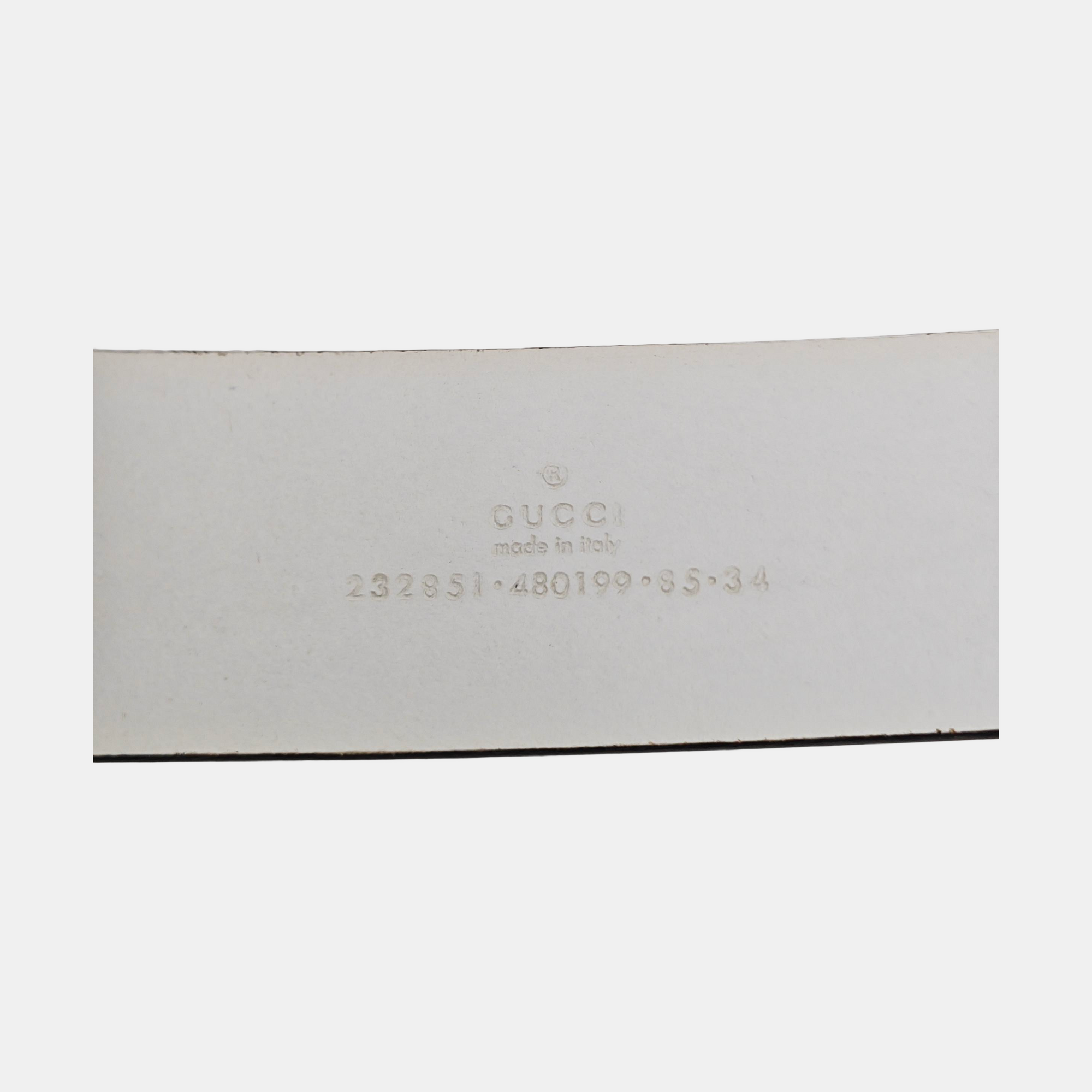 Leather Belt White