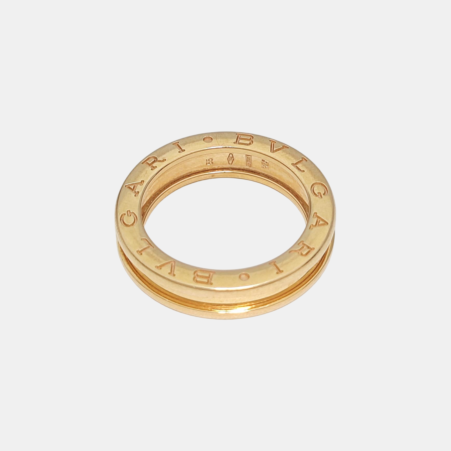 B.ZERO1 18k Rose Gold Ring EU 55