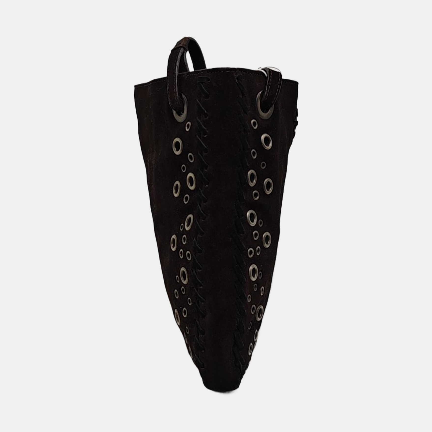 Suede Tote Bag Brown