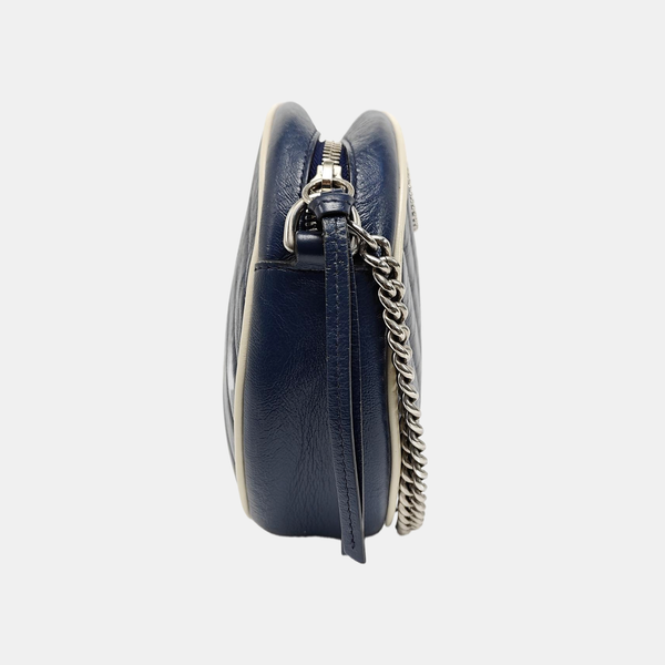 GG Marmont Mini Quilted Calfskin Blue