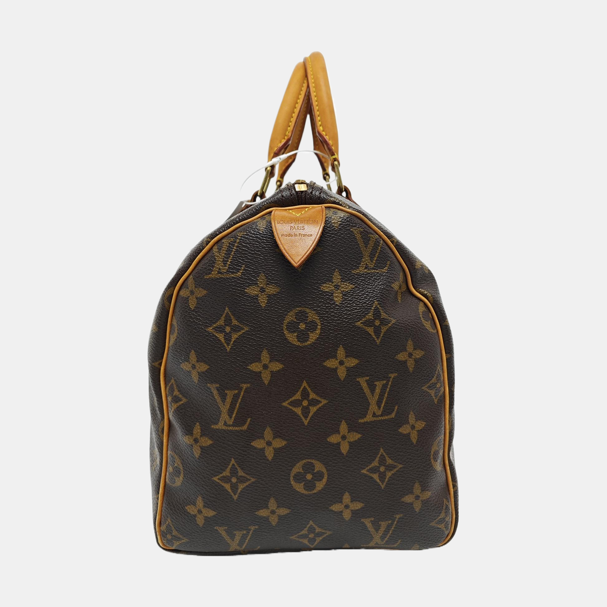 SPEEDY 30 Monogram Coated Canvas Brown