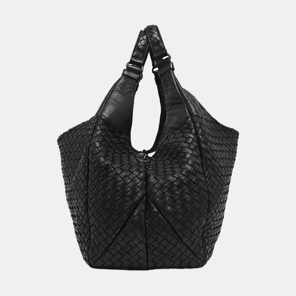 Calfskin Shoulder Bag Black