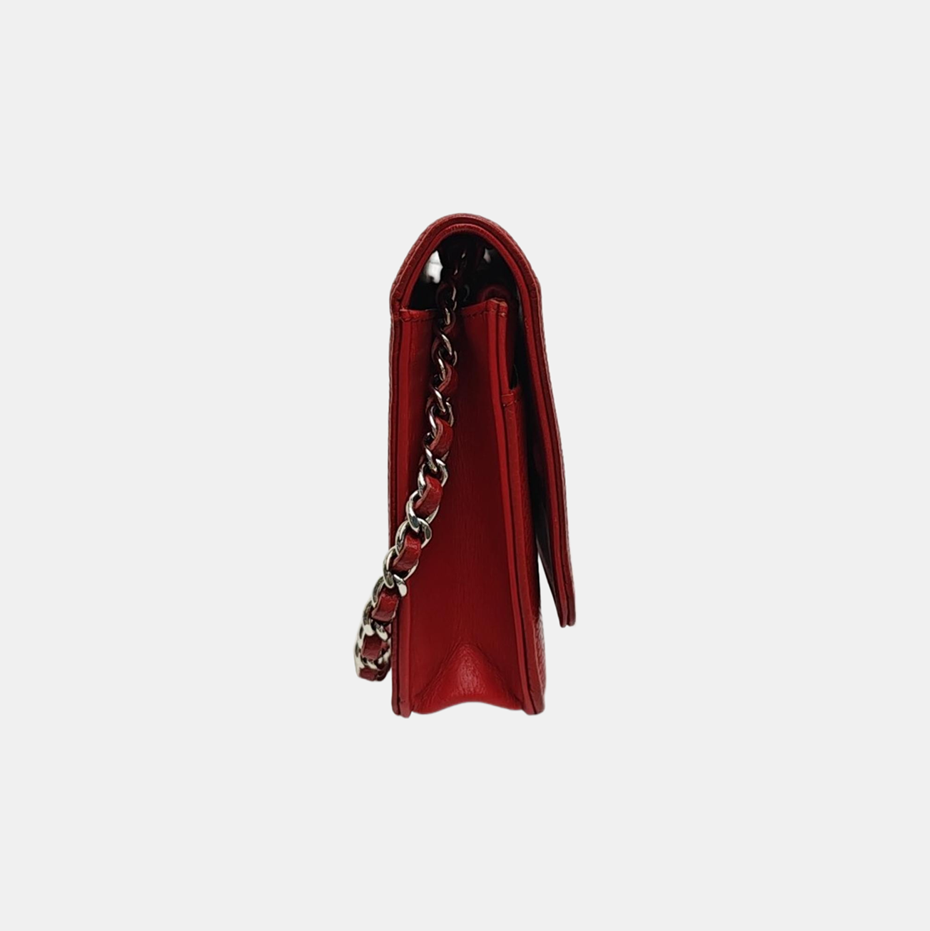 CC TIMELESS Grained Calfskin Red
