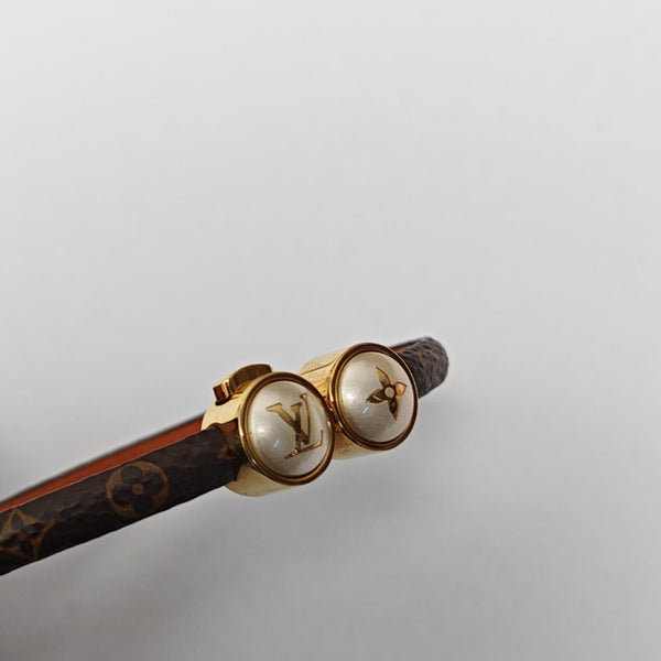 HISTORIC MINI MONOGRAM Metal Brown Bangle