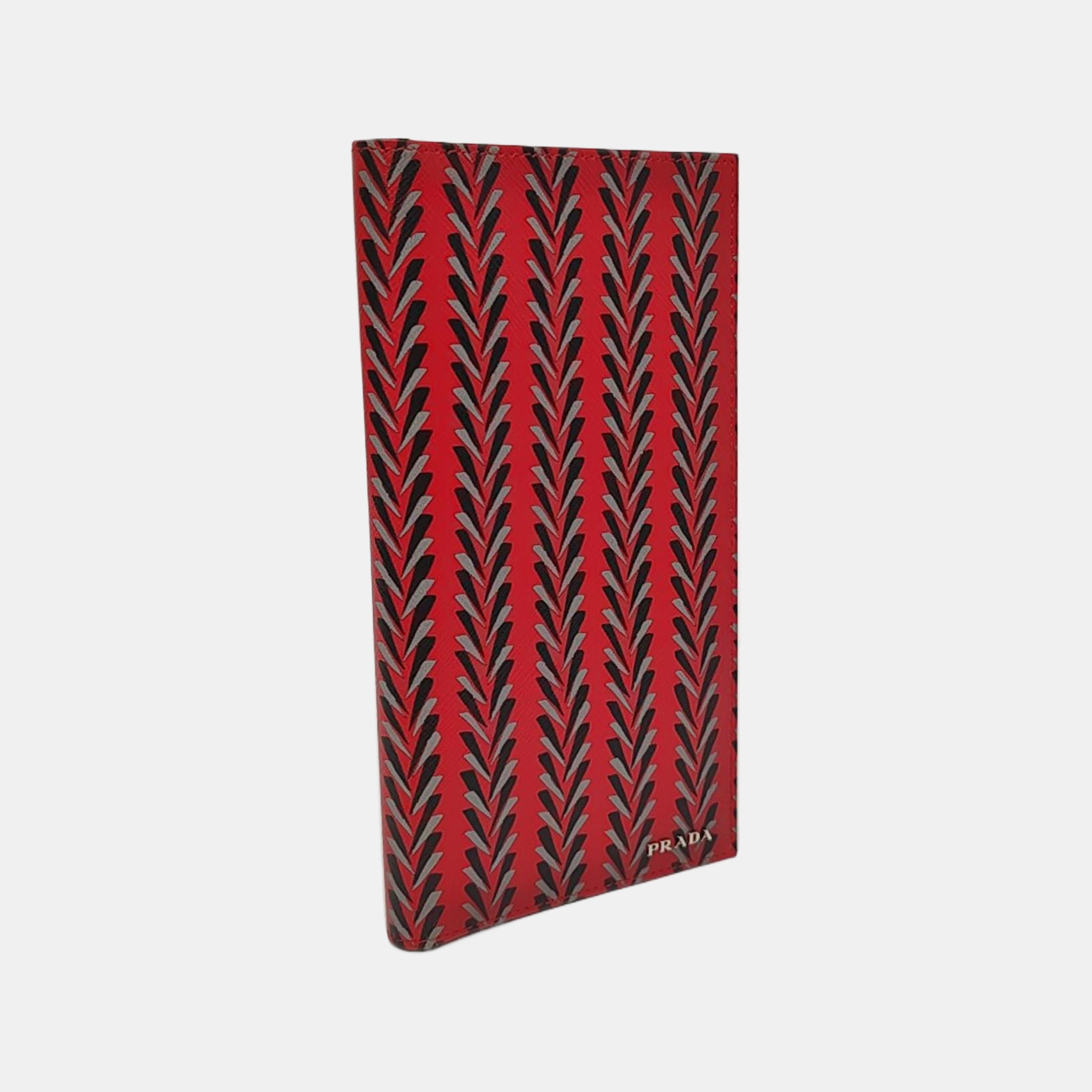 Coated Canvas Wallet Red