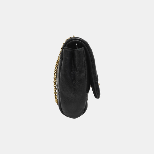 Vara Quilted Calfskin Black