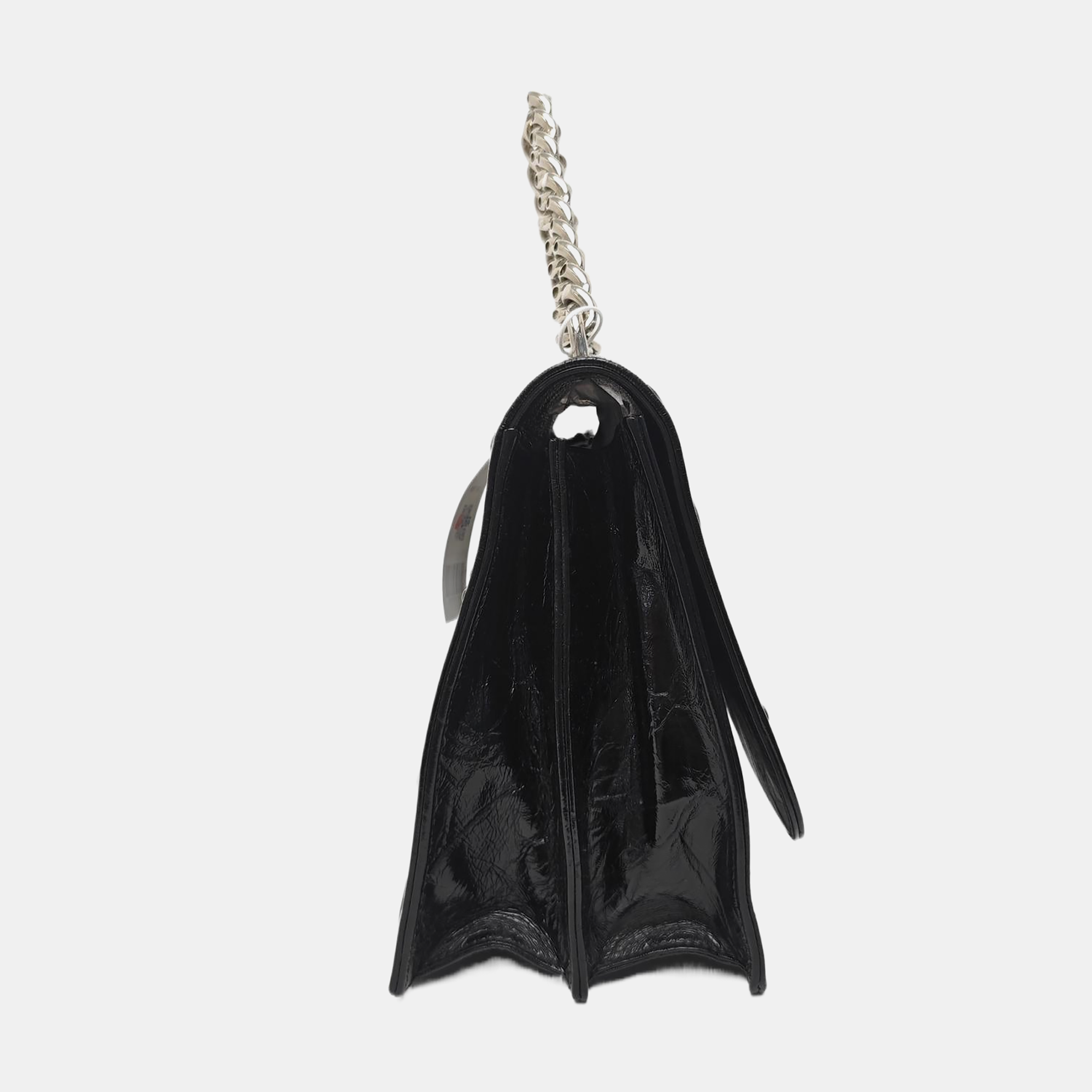 Cannage Calfskin Shoulder Bag Black