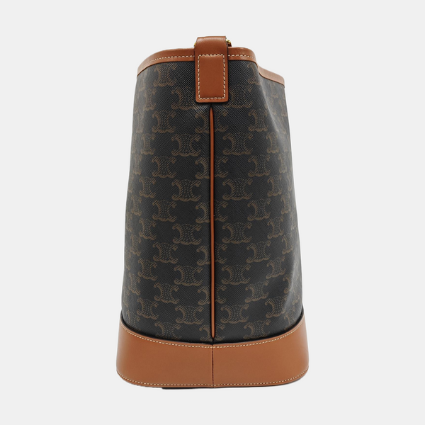 TRIOMPHE CANVAS Medium Coated Canvas Brown