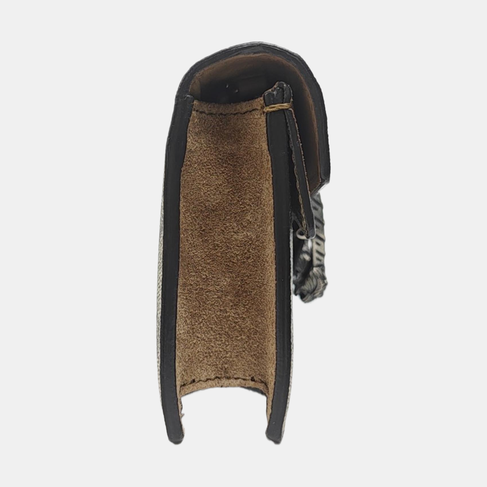 Dionysus Super Mini Monogram Coated Canvas Beige