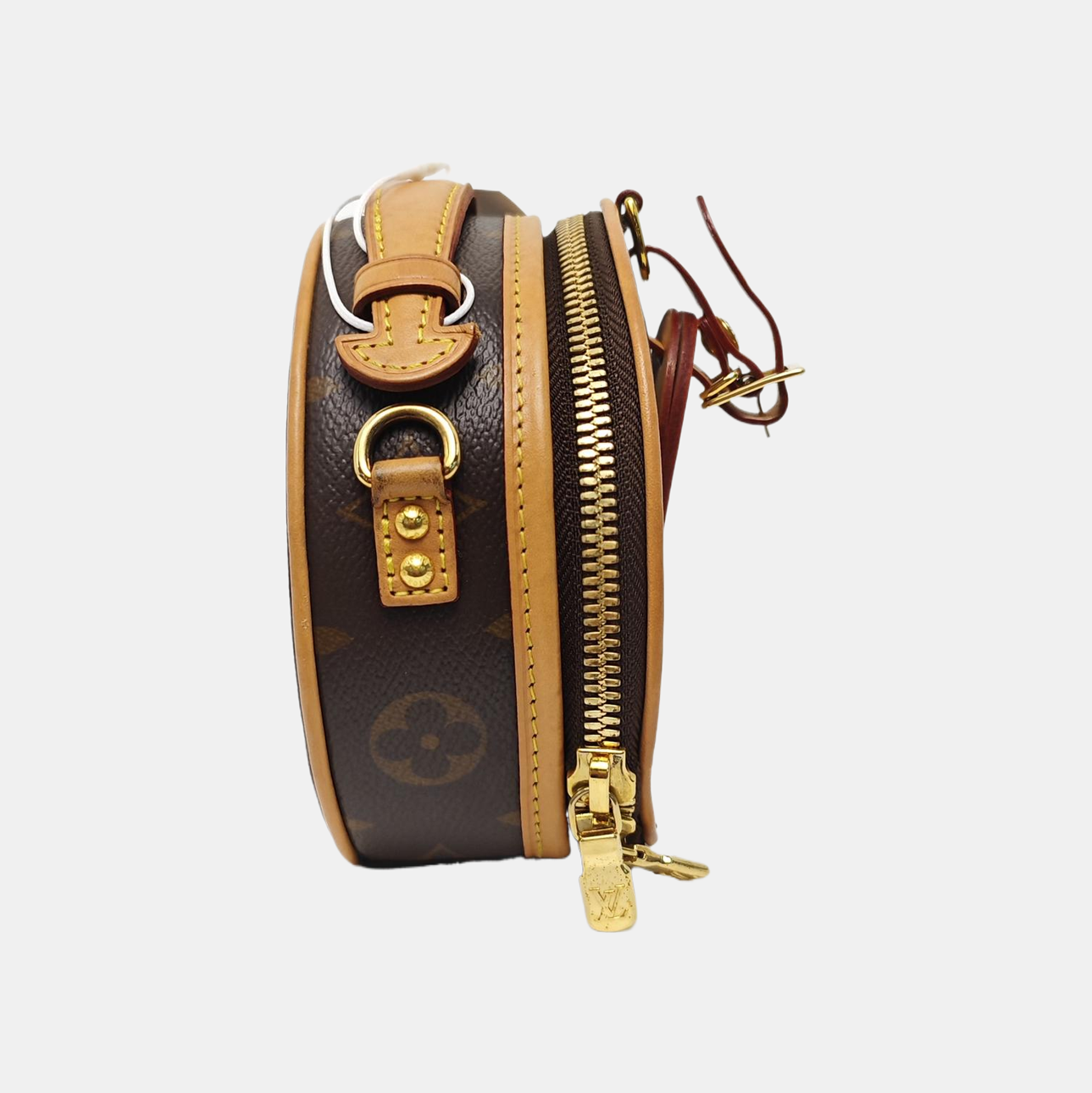 BOITE CHAPEAU Mini Monogram Coated Canvas Brown