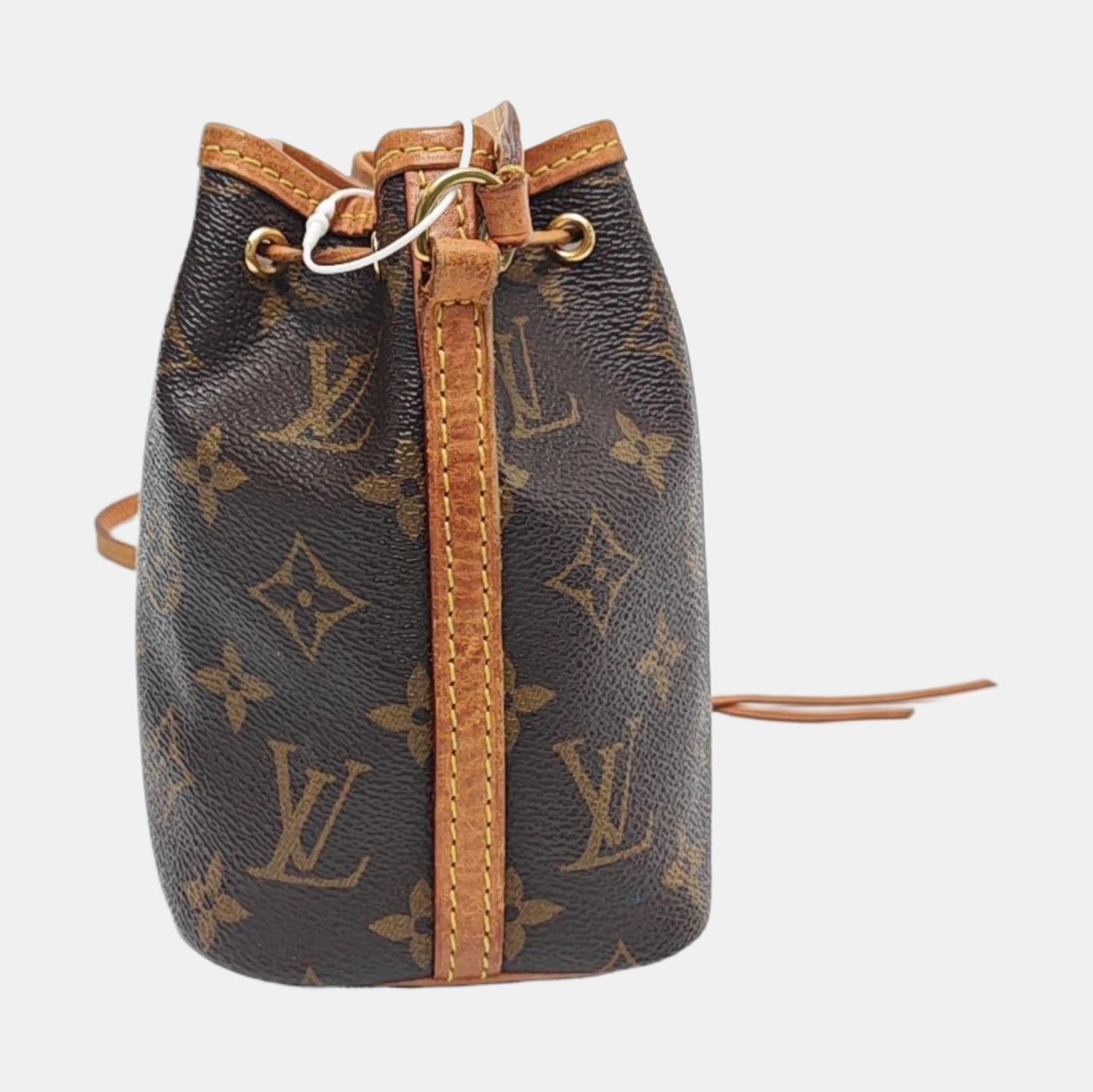 NÉONOÉ Nano Monogram Coated Canvas Brown