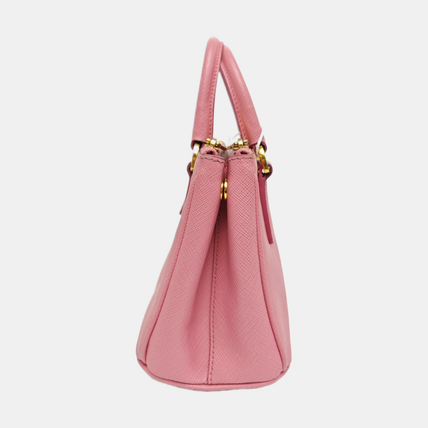 Galleria Super Mini Saffiano Calfskin Pink