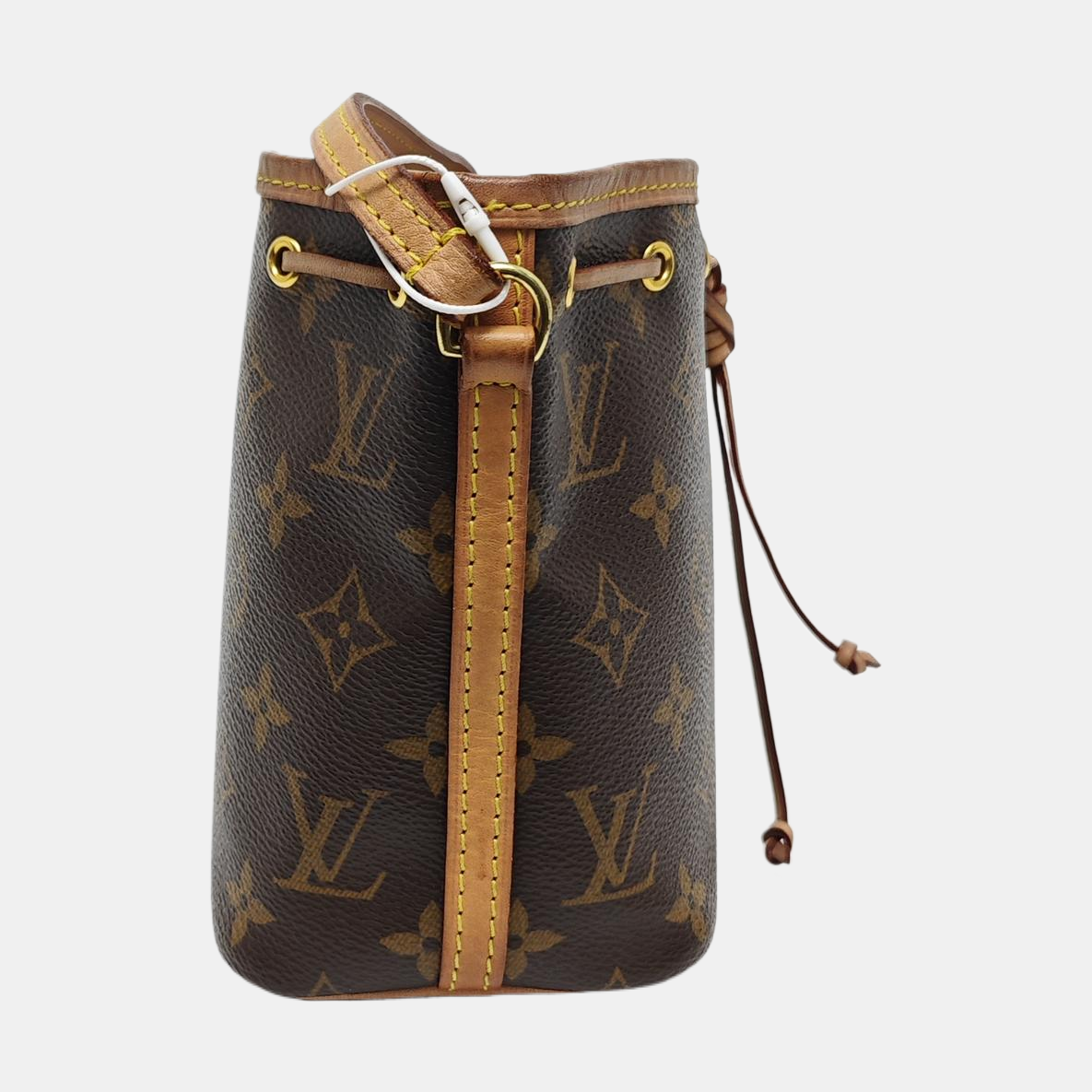 NÉONOÉ Nano Monogram Coated Canvas Brown