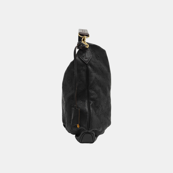 SELENE Monogram Calfskin Black