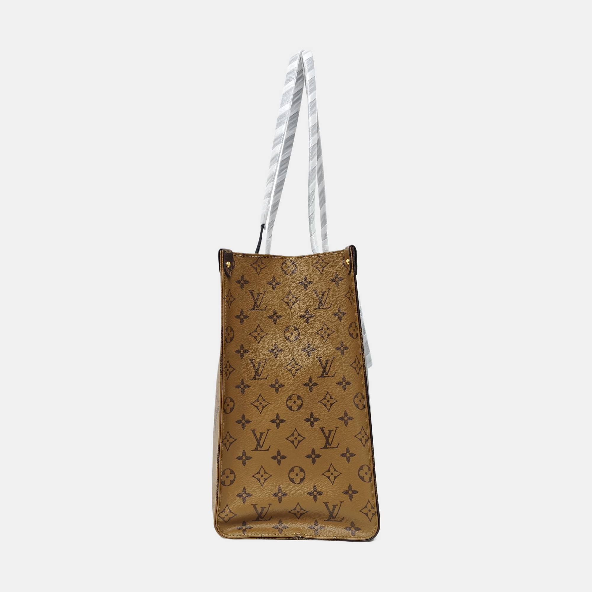 ONTHEGO GM Monogram Coated Canvas Brown