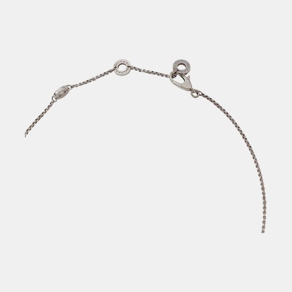 B.ZERO1 18k White Gold Silver Necklace