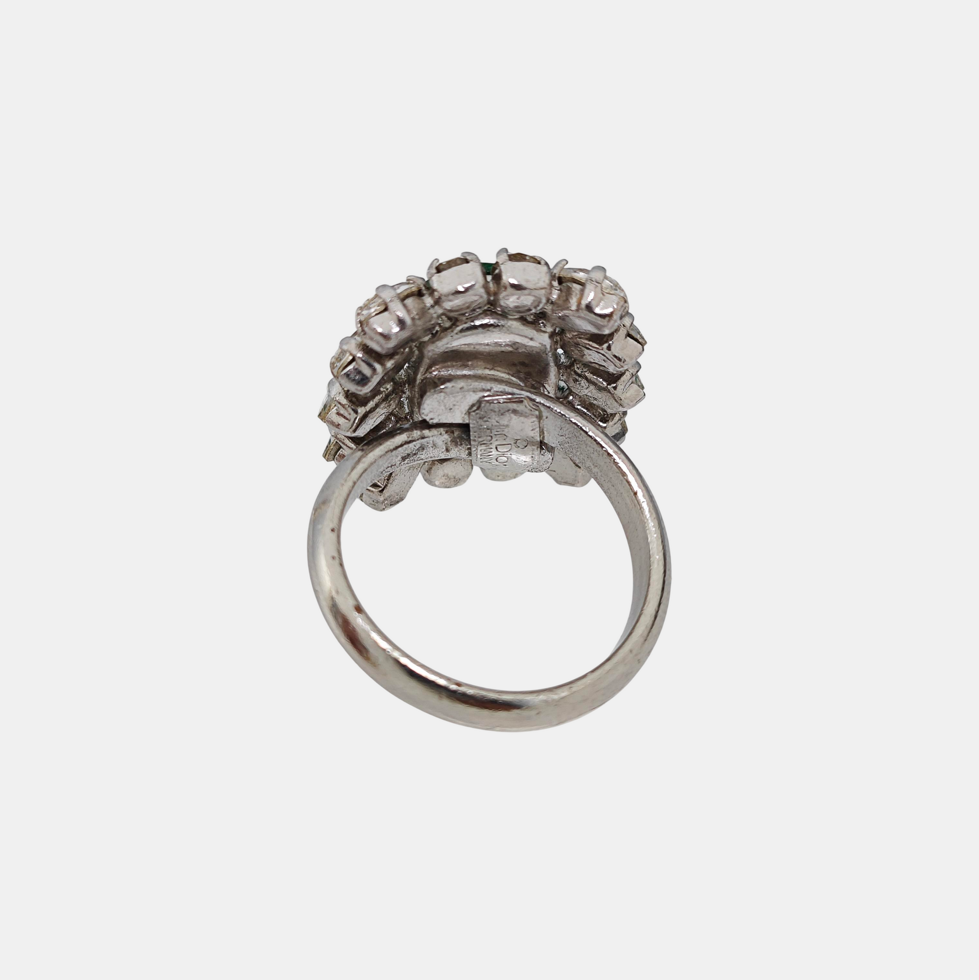 Metal Green Ring EU 53