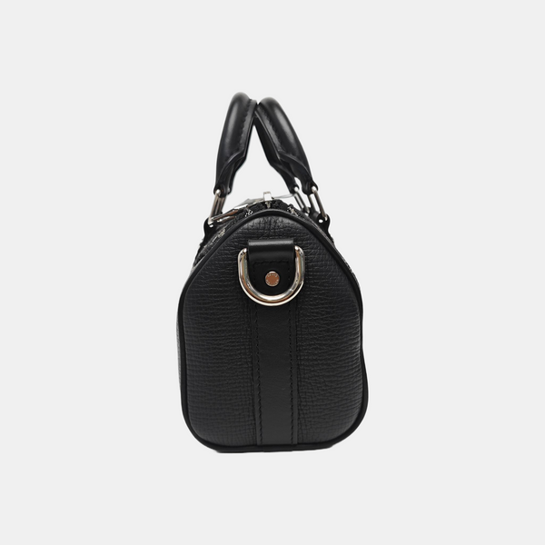 KEEPALL Nano Monogram Calfskin Black