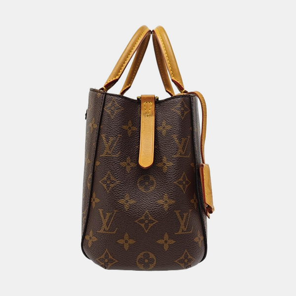 MONTAIGNE Monogram Coated Canvas Brown