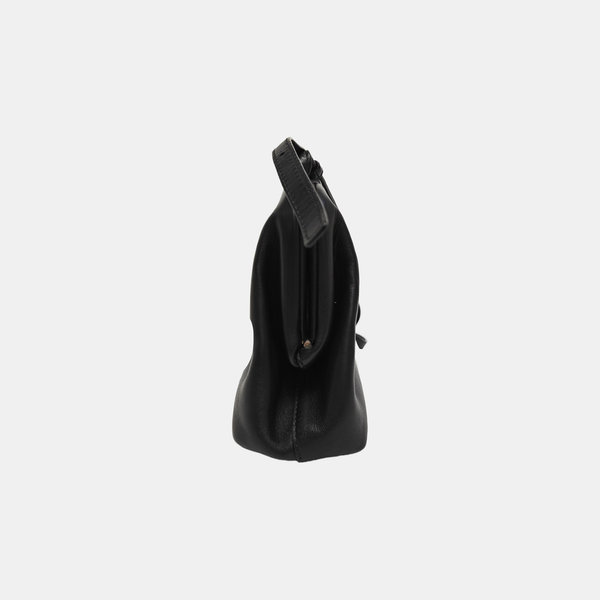 Point Small Calfskin Black