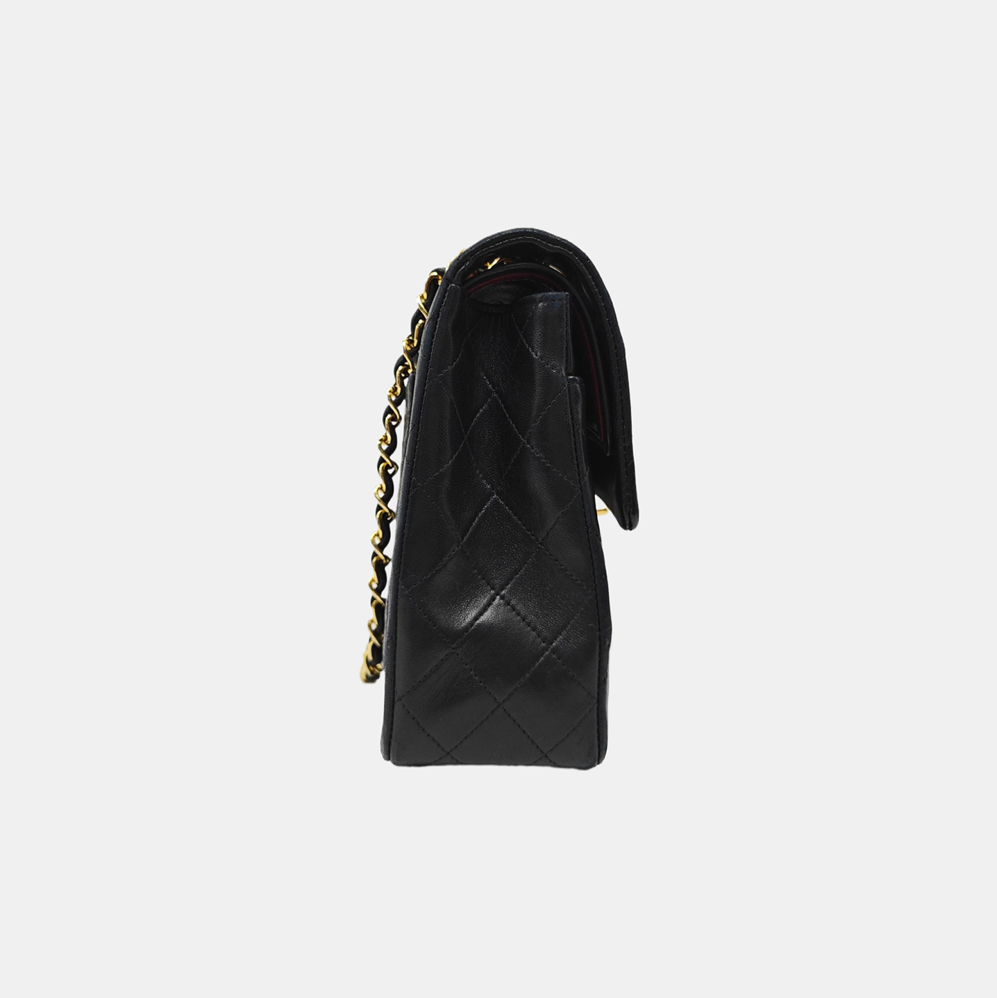 CLASSIC FLAP Medium Quilted Lambskin Black