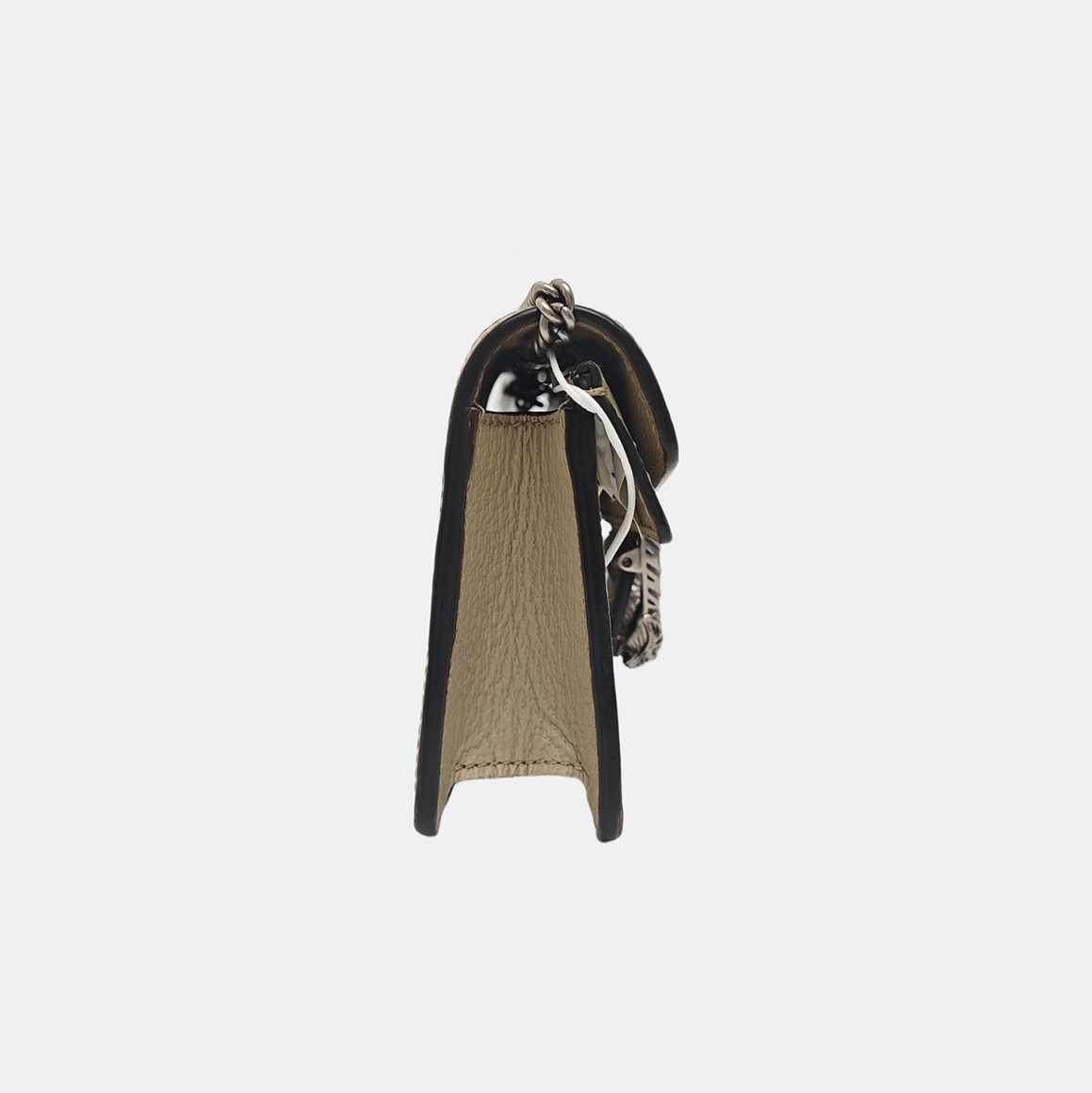 Dionysus Super Mini Monogram Coated Canvas Beige