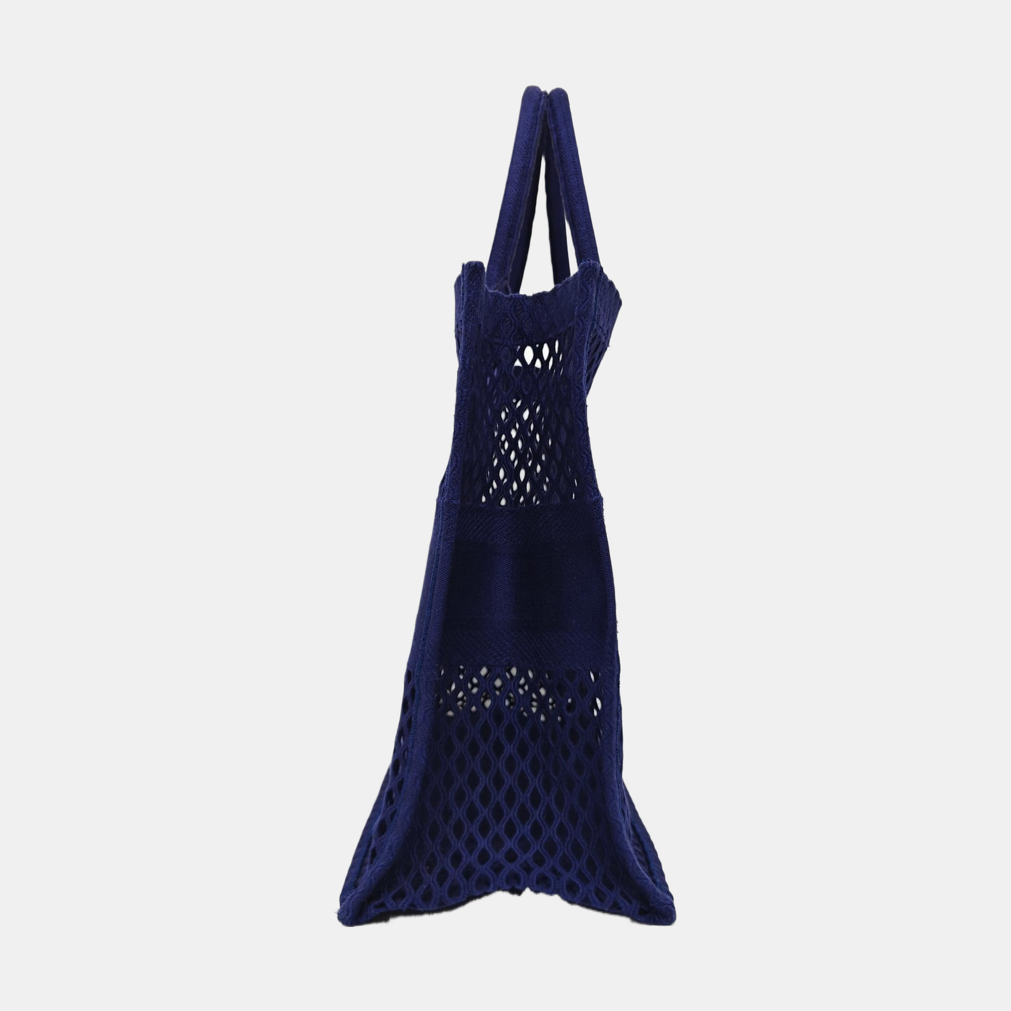 Authenticated pre-owned  Book Tote Large Fabric Blue - Tote Bag at Looply