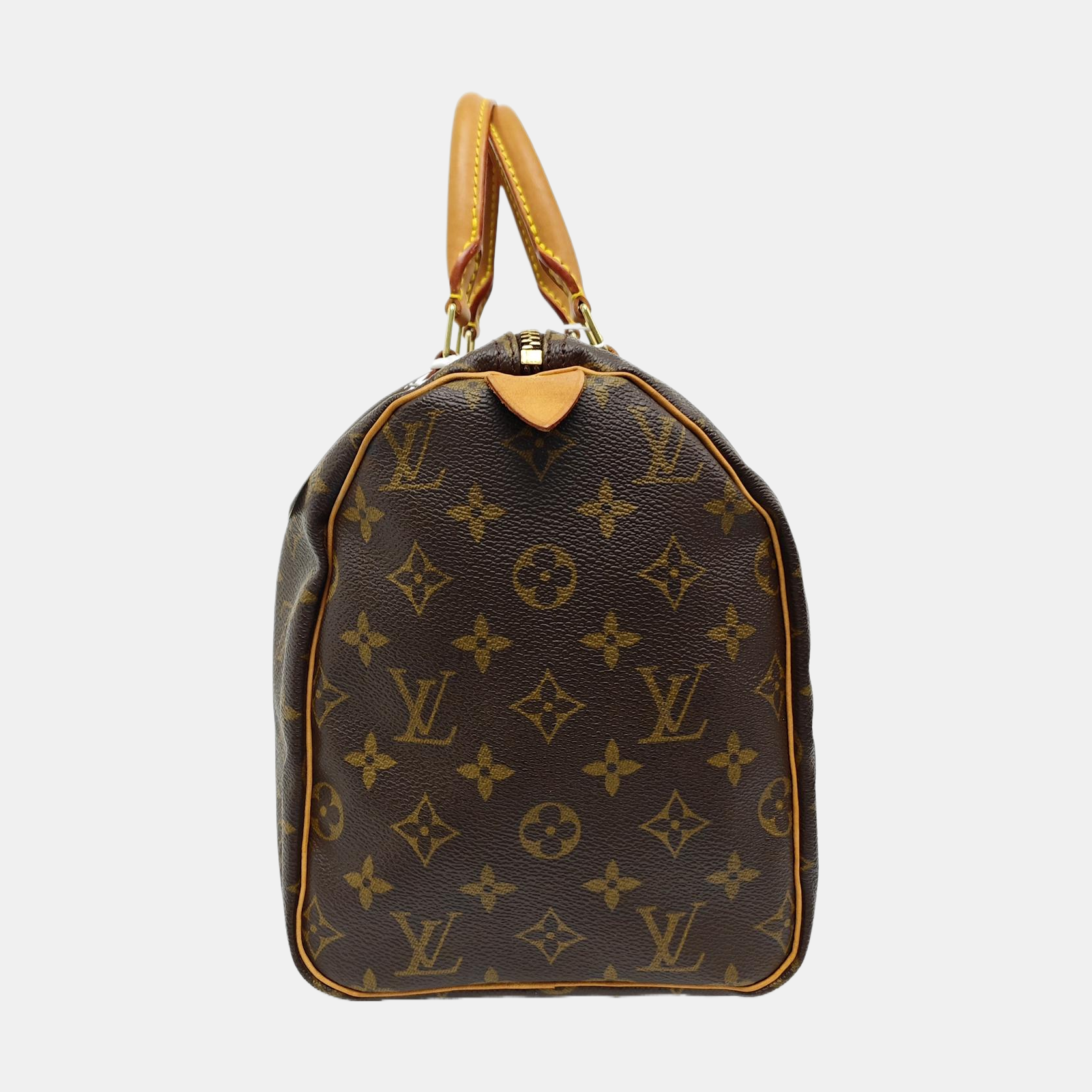 SPEEDY 30 Monogram Coated Canvas Brown