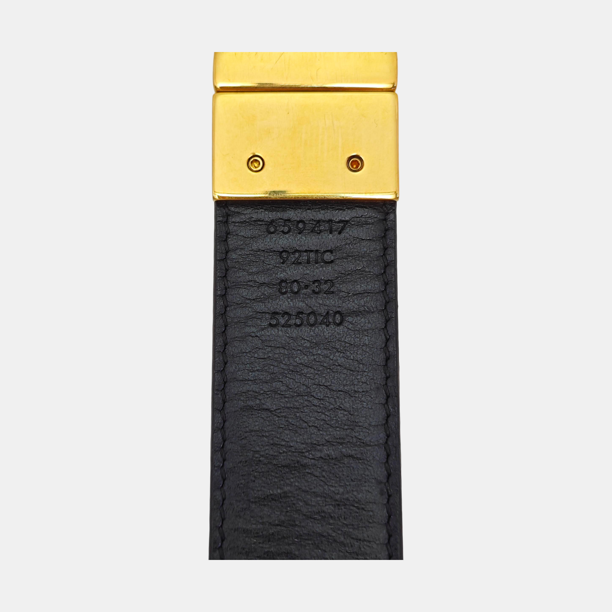 Coated Canvas Belt Brown