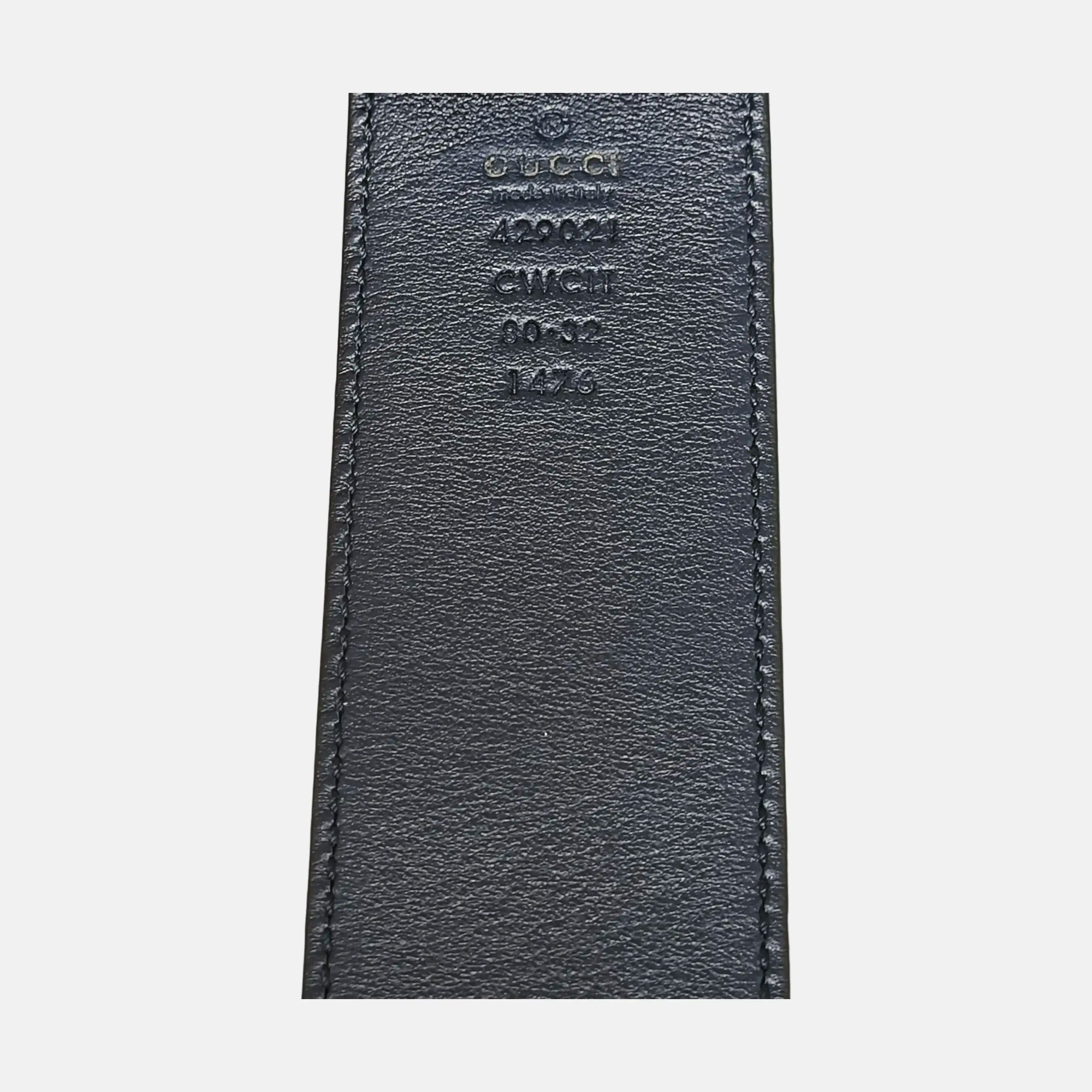 Leather Belt Blue