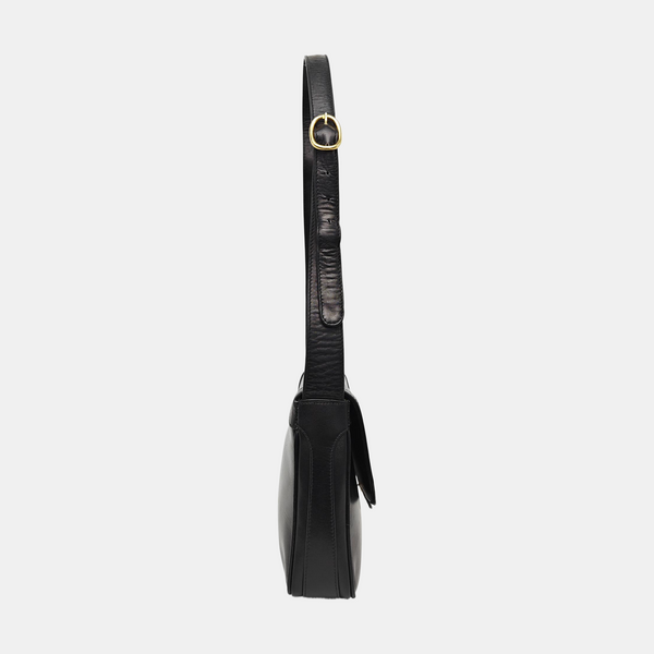 Calfskin Shoulder Bag Black