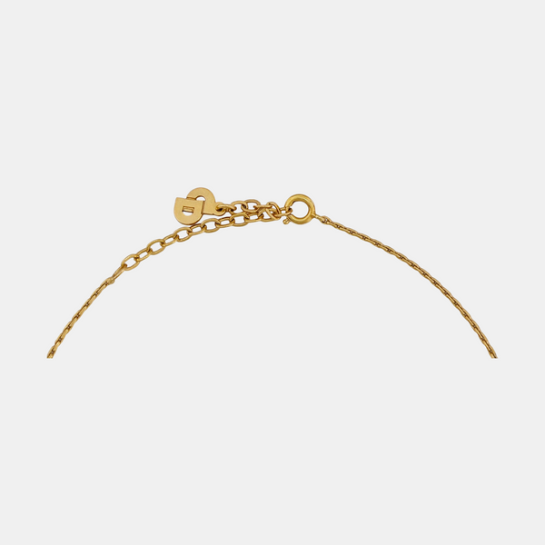 Petit CD Metal Gold Necklace