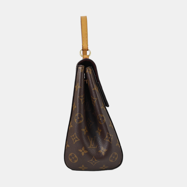 CLUNY MM Monogram Coated Canvas Brown