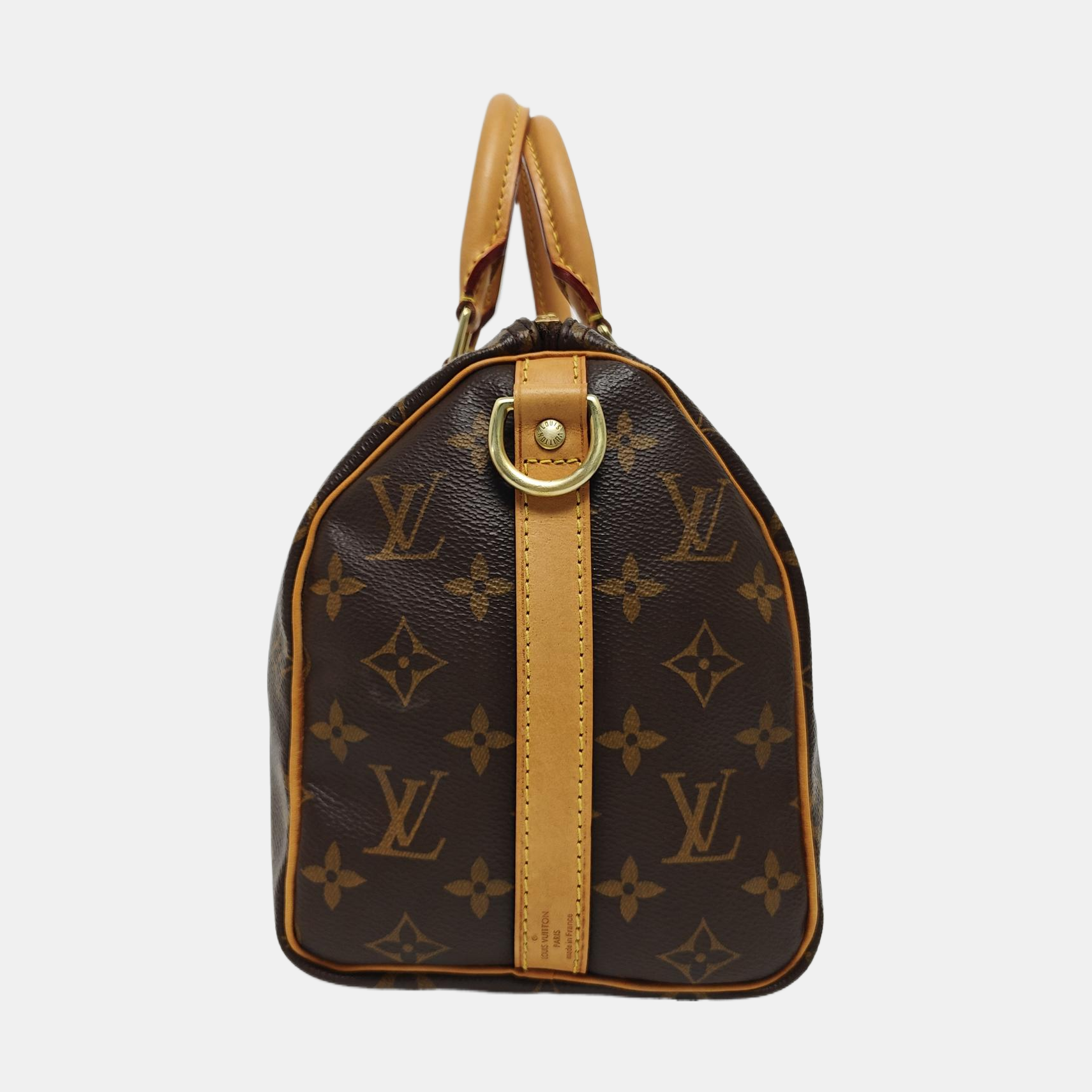 SPEEDY 25 Monogram Coated Canvas Brown