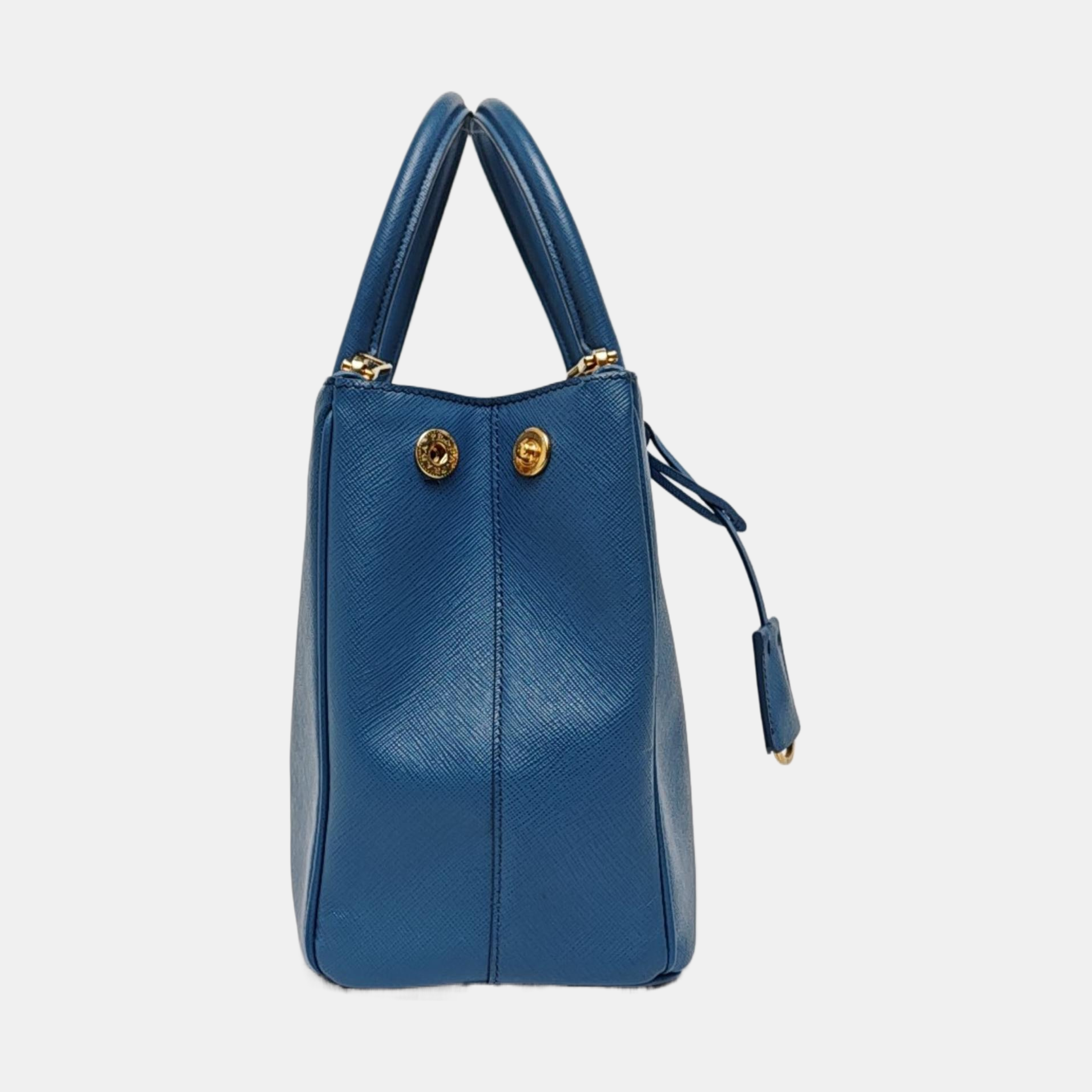 Authenticated pre-owned  Galleria Saffiano Calfskin Blue - Shoulder Bag at Looply