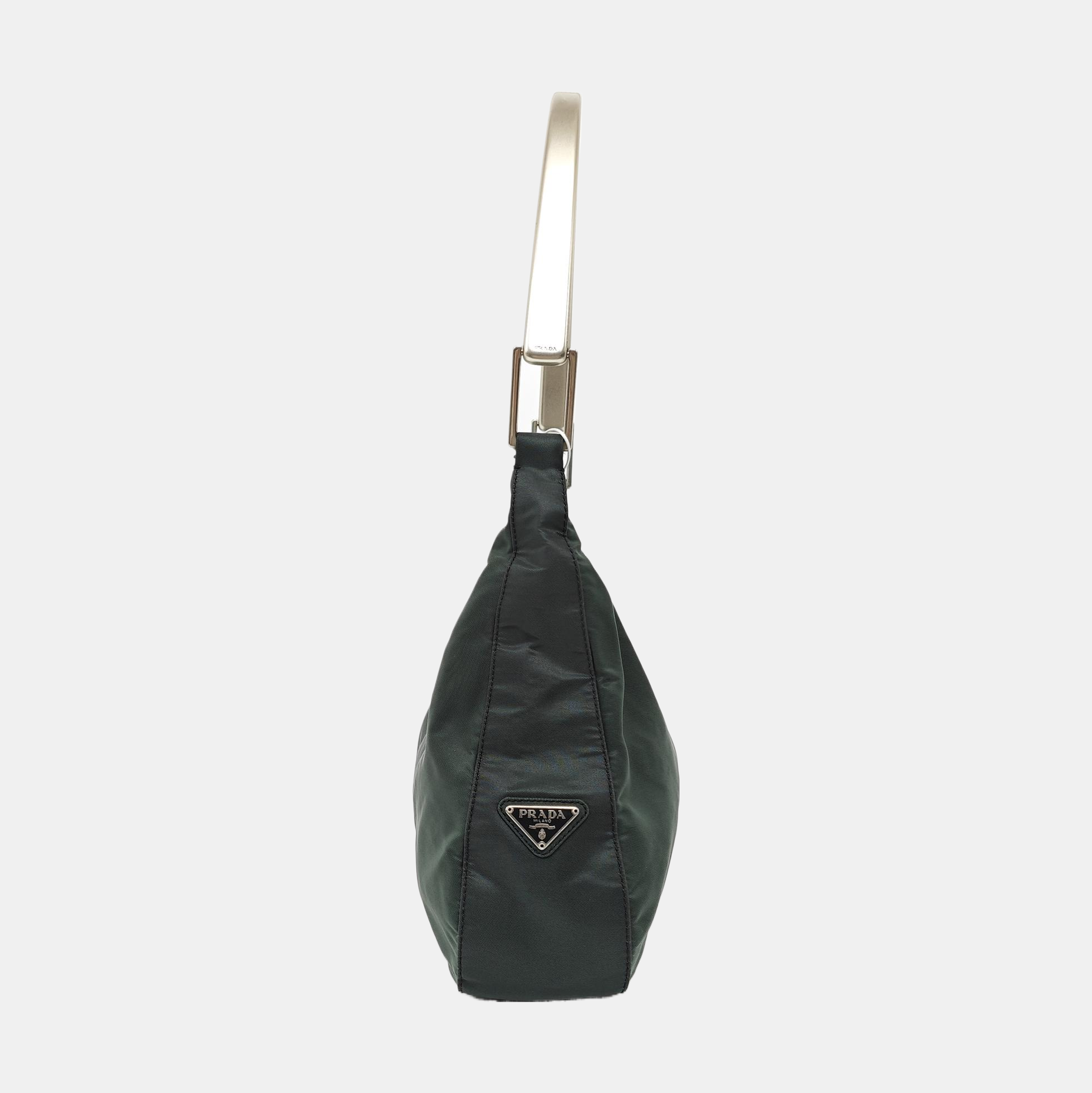 Nylon Shoulder Bag Green