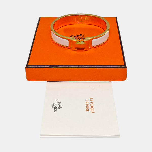Clic H Metal Gold Bangle