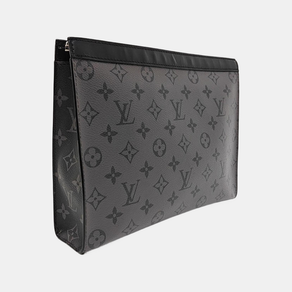 Pochette Voyag MM Monogram Coated Canvas Gray