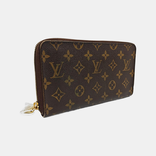 ZIPPY Monogram Coated Canvas Brown Wallet